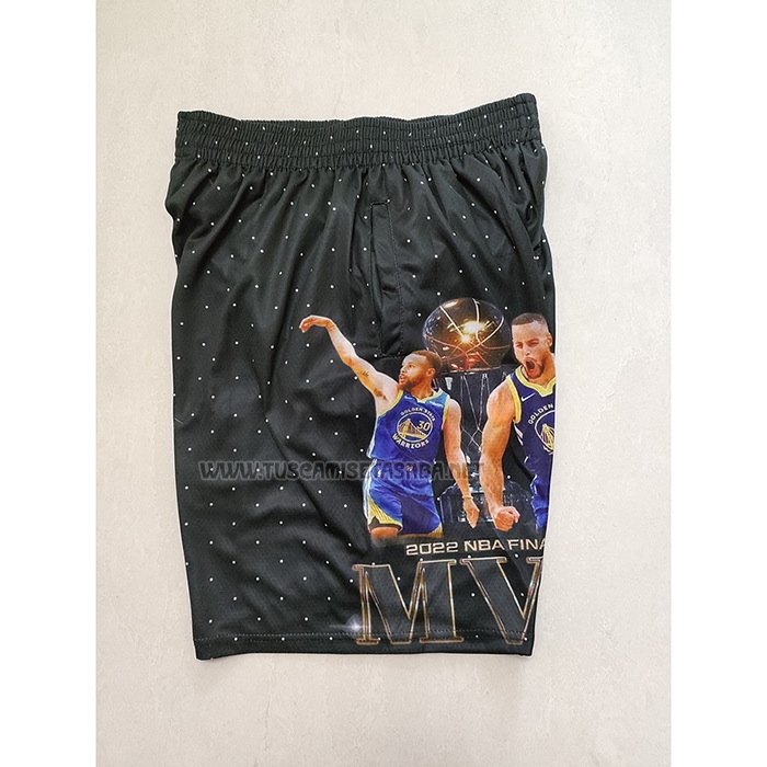 Pantalone Golden State Warriors MVP 2022 NBA Finals Negro